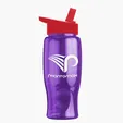 Garyline® Poly+ Bottle with Flip-Straw Lid, 27 oz. — view 186