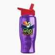 Garyline® Poly+ Bottle with Flip-Straw Lid, 27 oz. — view 187
