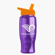 Garyline® Poly+ Bottle with Flip-Straw Lid, 27 oz. — view 170