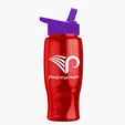 Garyline® Poly+ Bottle with Flip-Straw Lid, 27 oz. — view 219