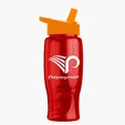 Garyline® Poly+ Bottle with Flip-Straw Lid, 27 oz. — view 166