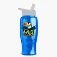 Garyline® Poly+ Bottle with Flip-Straw Lid, 27 oz. — view 225