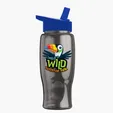 Garyline® Poly+ Bottle with Flip-Straw Lid, 27 oz. — view 190
