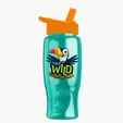 Garyline® Poly+ Bottle with Flip-Straw Lid, 27 oz. — view 169
