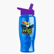 Garyline® Poly+ Bottle with Flip-Straw Lid, 27 oz. — view 212