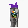 Garyline® Poly+ Bottle with Flip-Straw Lid, 27 oz. — view 205
