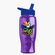 Garyline® Poly+ Bottle with Flip-Straw Lid, 27 oz. — view 203