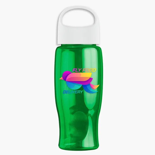 Garyline® Poly+ Bottle with Oval Crest Lid, 27 oz. — view 197