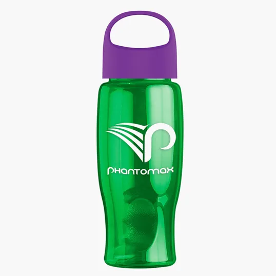 Garyline® Poly+ Bottle with Oval Crest Lid, 27 oz. — view 179