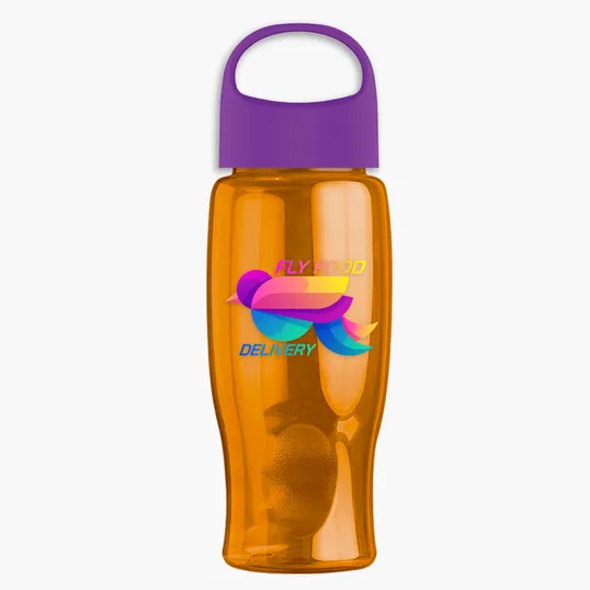 Garyline® Poly+ Bottle with Oval Crest Lid, 27 oz. — view 182