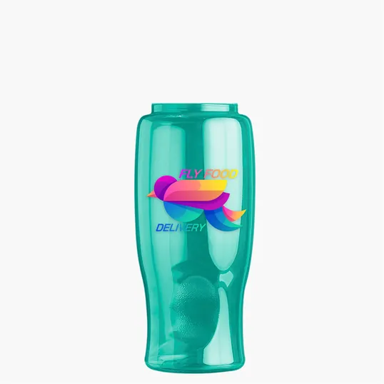 Garyline® Poly+ Bottle with Oval Crest Lid, 27 oz. — view 229