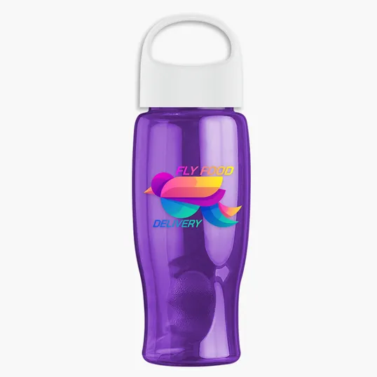 Garyline® Poly+ Bottle with Oval Crest Lid, 27 oz. — view 205