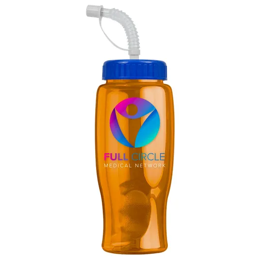 Garyline® Poly+ Bottle with Straw Lid, 27 oz. — view 127