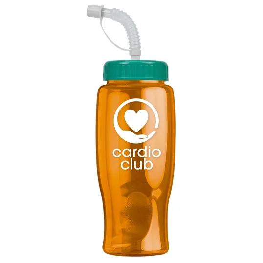 Garyline® Poly+ Bottle with Straw Lid, 27 oz. — view 140