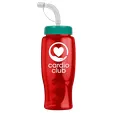 Garyline® Poly+ Bottle with Straw Lid, 27 oz. — view 143