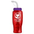 Garyline® Poly+ Bottle with Straw Lid, 27 oz. — view 147