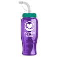 Garyline® Poly+ Bottle with Straw Lid, 27 oz. — view 145