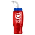 Garyline® Poly+ Bottle with Straw Lid, 27 oz. — view 130