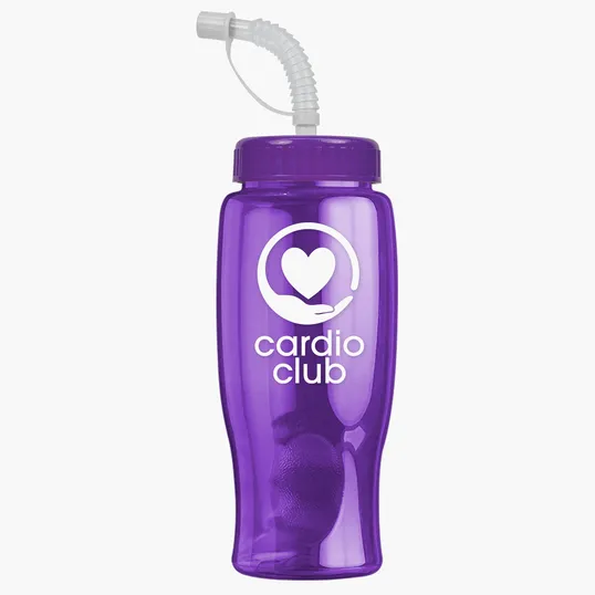 Garyline® Poly+ Bottle with Straw Lid, 27 oz. — view 160