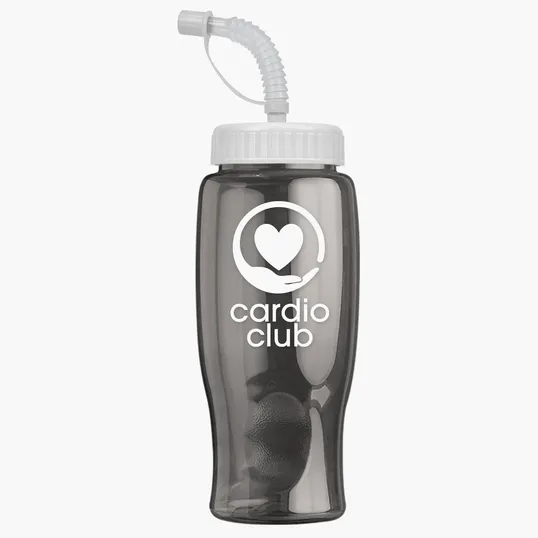 Garyline® Poly+ Bottle with Straw Lid, 27 oz. — view 206