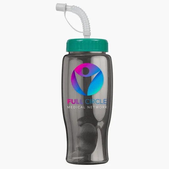 Garyline® Poly+ Bottle with Straw Lid, 27 oz. — view 200