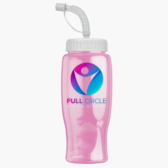 Garyline® Poly+ Bottle with Straw Lid, 27 oz. — view 169