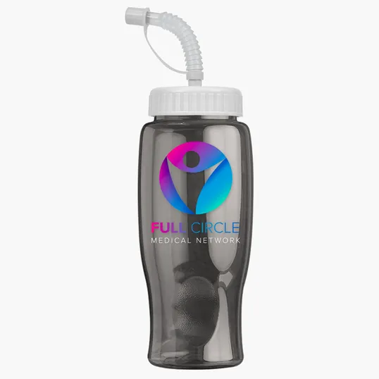 Garyline® Poly+ Bottle with Straw Lid, 27 oz. — view 207