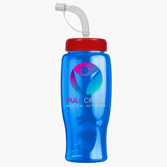 Garyline® Poly+ Bottle with Straw Lid, 27 oz. — view 197
