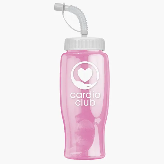Garyline® Poly+ Bottle with Straw Lid, 27 oz. — view 168