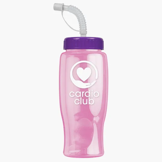 Garyline® Poly+ Bottle with Straw Lid, 27 oz. — view 156