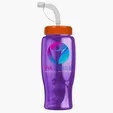 Garyline® Poly+ Bottle with Straw Lid, 27 oz. — view 196