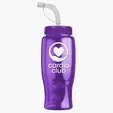 Garyline® Poly+ Bottle with Straw Lid, 27 oz. — view 160