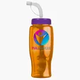 Garyline® Poly+ Bottle with Straw Lid, 27 oz. — view 155