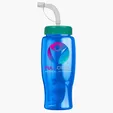 Garyline® Poly+ Bottle with Straw Lid, 27 oz. — view 202