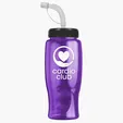 Garyline® Poly+ Bottle with Straw Lid, 27 oz. — view 190