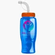 Garyline® Poly+ Bottle with Straw Lid, 27 oz. — view 195