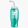 Garyline® Poly+ Bottle with Straw Lid, 27 oz. — view 171