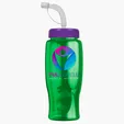 Garyline® Poly+ Bottle with Straw Lid, 27 oz. — view 153