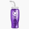 Garyline® Poly+ Bottle with Straw Lid, 27 oz. — view 172