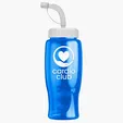 Garyline® Poly+ Bottle with Straw Lid, 27 oz. — view 163