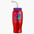 Garyline® Poly+ Bottle with Straw Lid, 27 oz. — view 158