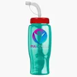 Garyline® Poly+ Bottle with Straw Lid, 27 oz. — view 198