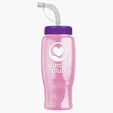 Garyline® Poly+ Bottle with Straw Lid, 27 oz. — view 156