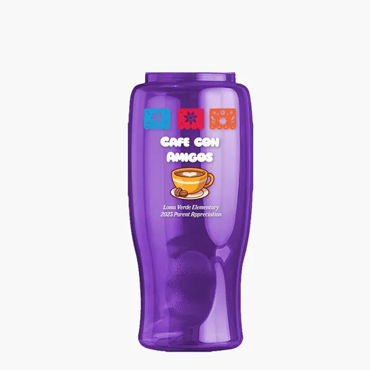 Garyline® Poly+ Bottle with Two-Tone Drink-Thru Lid, 27 oz. — view 70