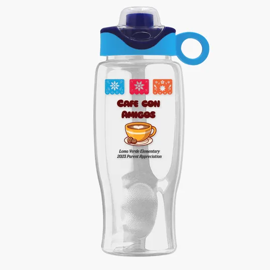 Garyline® Poly+ Bottle with Two-Tone Drink-Thru Lid, 27 oz. — view 8