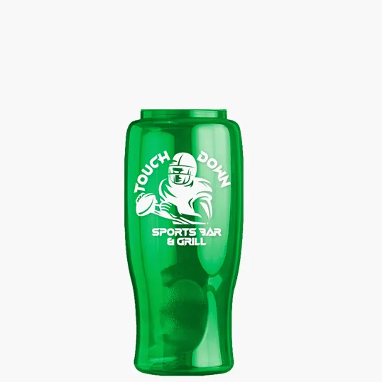 Garyline® Poly+ Bottle with Flip-Straw, Swivel-Handle Lid, 27 oz. — view 30