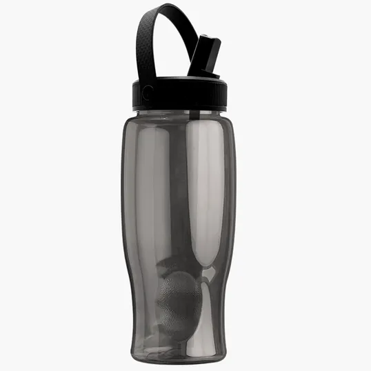 Garyline® Poly+ Bottle with Flip-Straw, Swivel-Handle Lid, 27 oz. — view 51