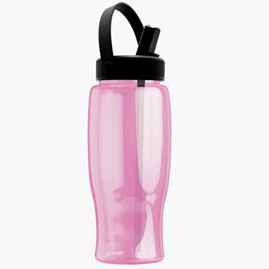 Garyline® Poly+ Bottle with Flip-Straw, Swivel-Handle Lid, 27 oz. — view 53