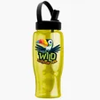 Garyline® Poly+ Bottle with Flip-Straw, Swivel-Handle Lid, 27 oz. — view 12