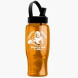 Garyline® Poly+ Bottle with Flip-Straw, Swivel-Handle Lid, 27 oz. — view 33